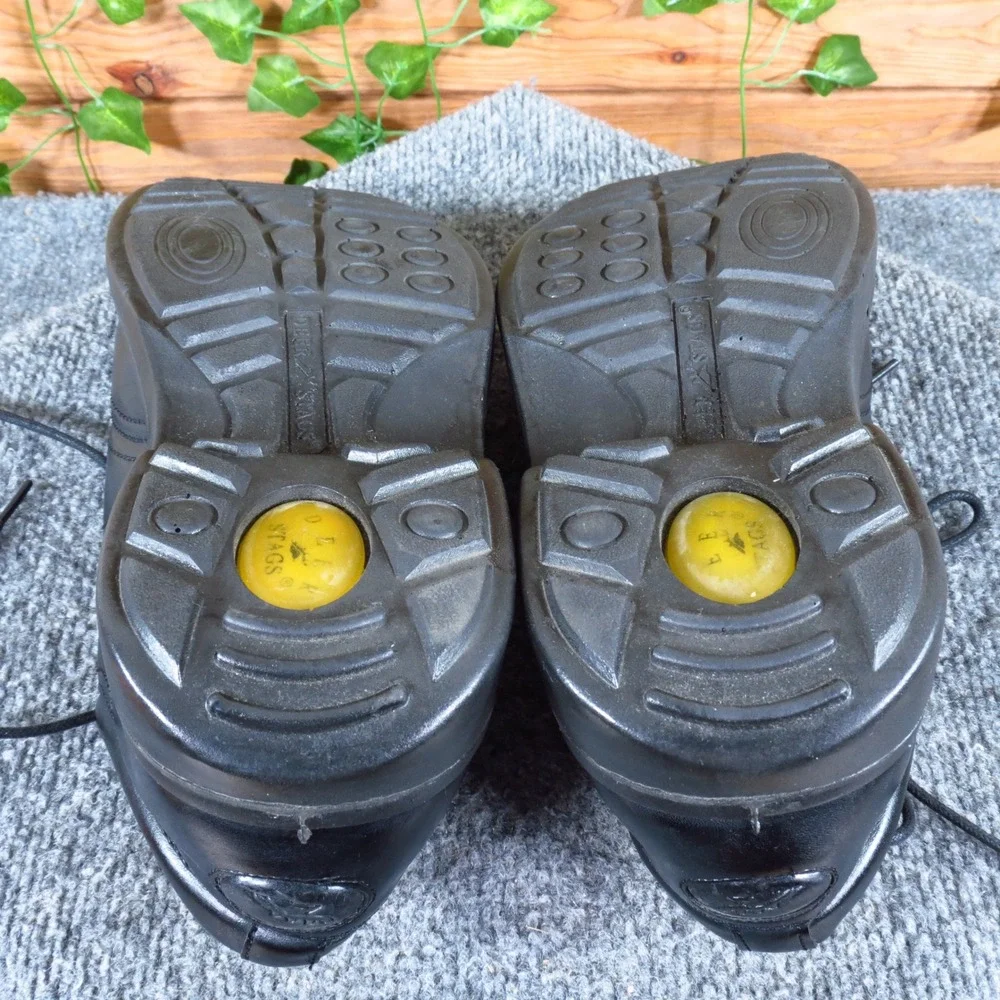 Deer Stags Equator Mens Oxford Shoes Sz 9.5 Wide Work Uniform Professional Black